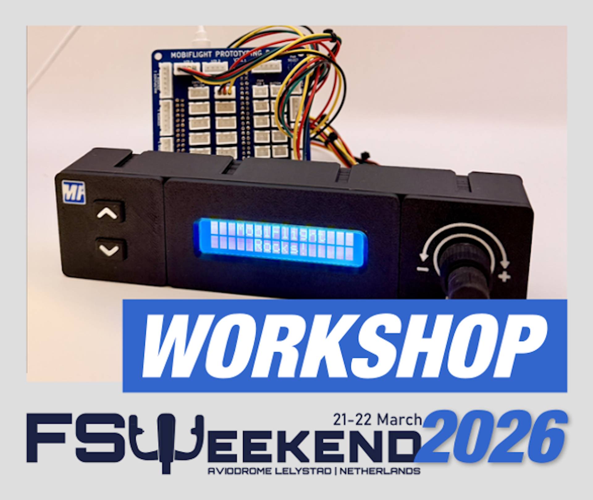 Mobiflight-14 Cockpitbau live erleben: MobiFlight-Workshop in Lelystad
