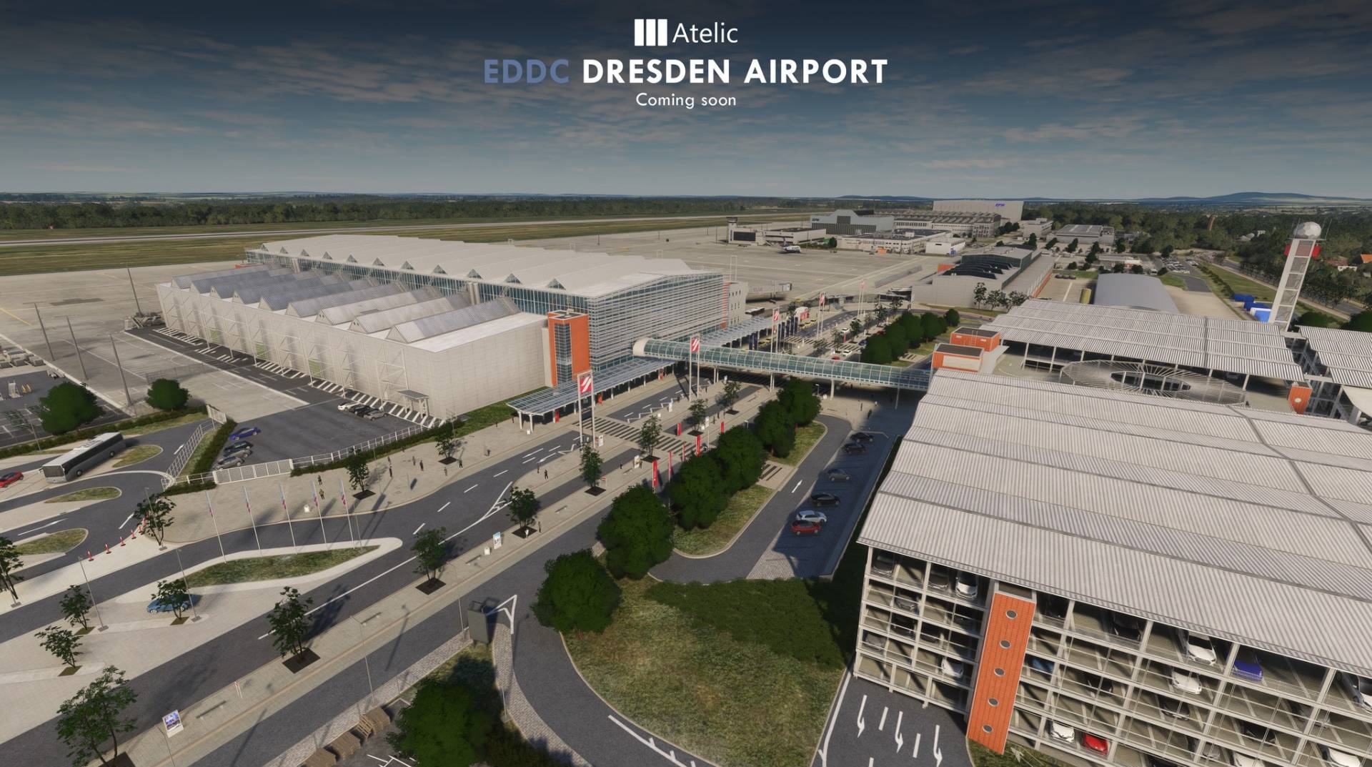 Atelic: Flughafen Dresden (EDDC) kurz vor dem Release