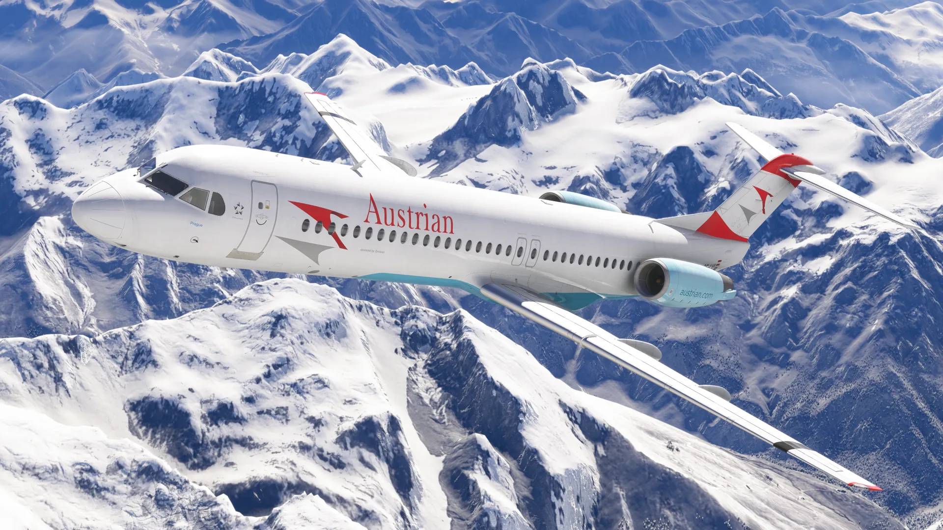 Fokker-123 Just Flight Fokker 70/100: Release-Update & neue Features