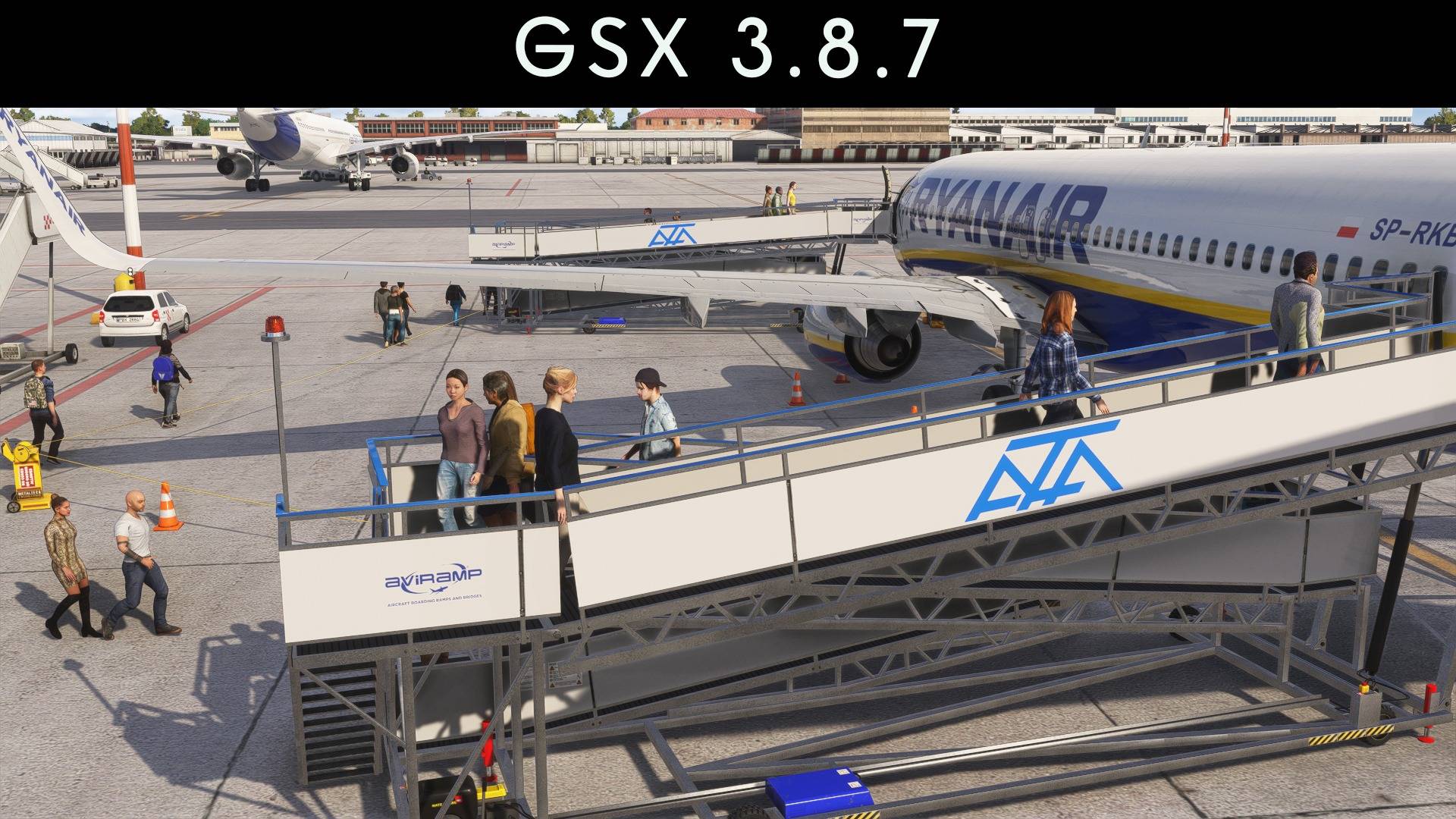 GSX-48 GSX Pro 3.8.7 bringt Aviramp & neue Services