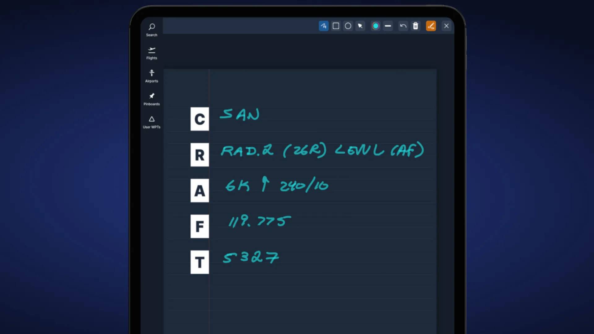 Navigraph-Scratchpads-03 Navigraph führt lang erwartete „Schmierzettel“ ein