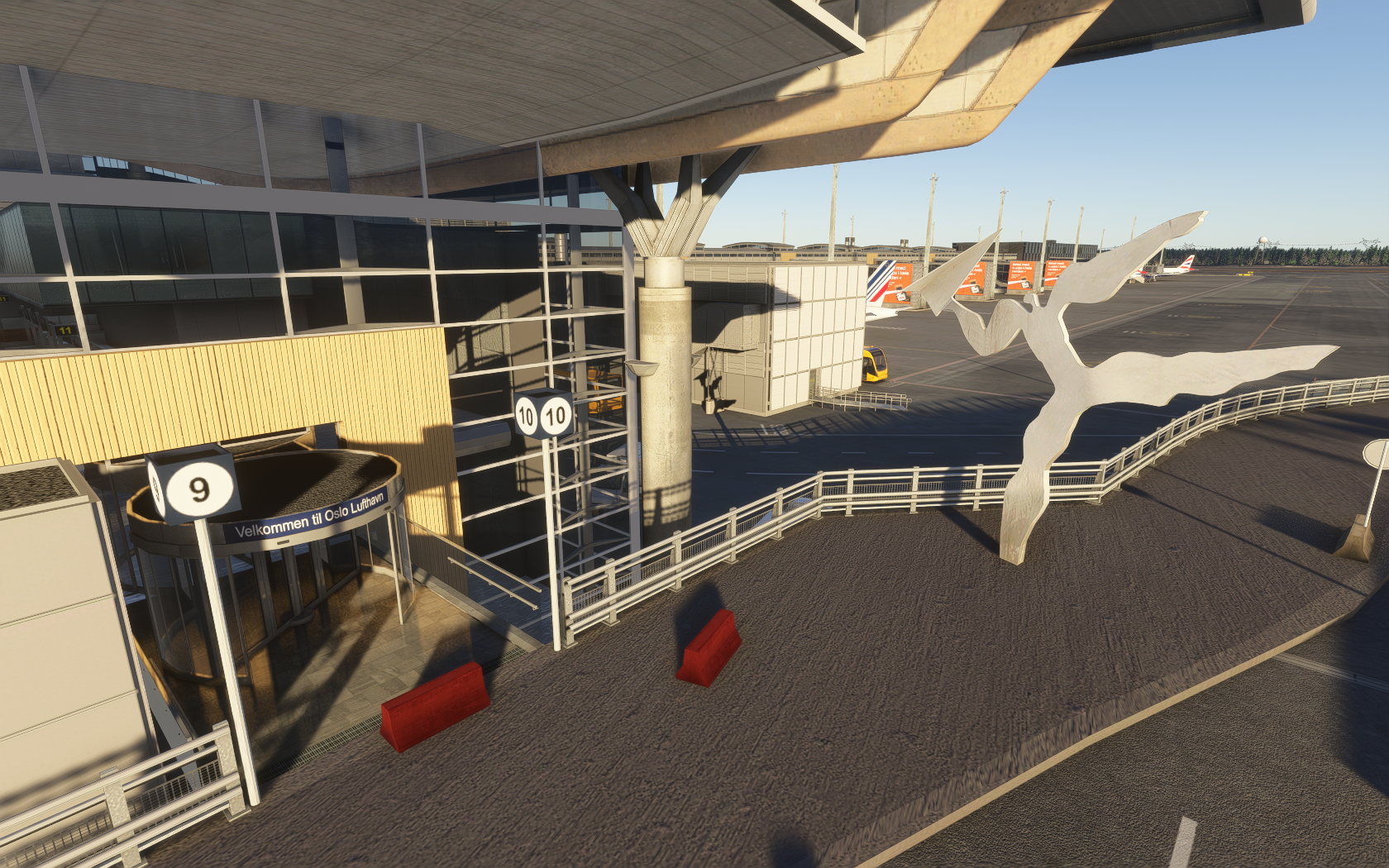 Utkast Airport auf dem Land: ENGM Oslo Gardermoen Airport