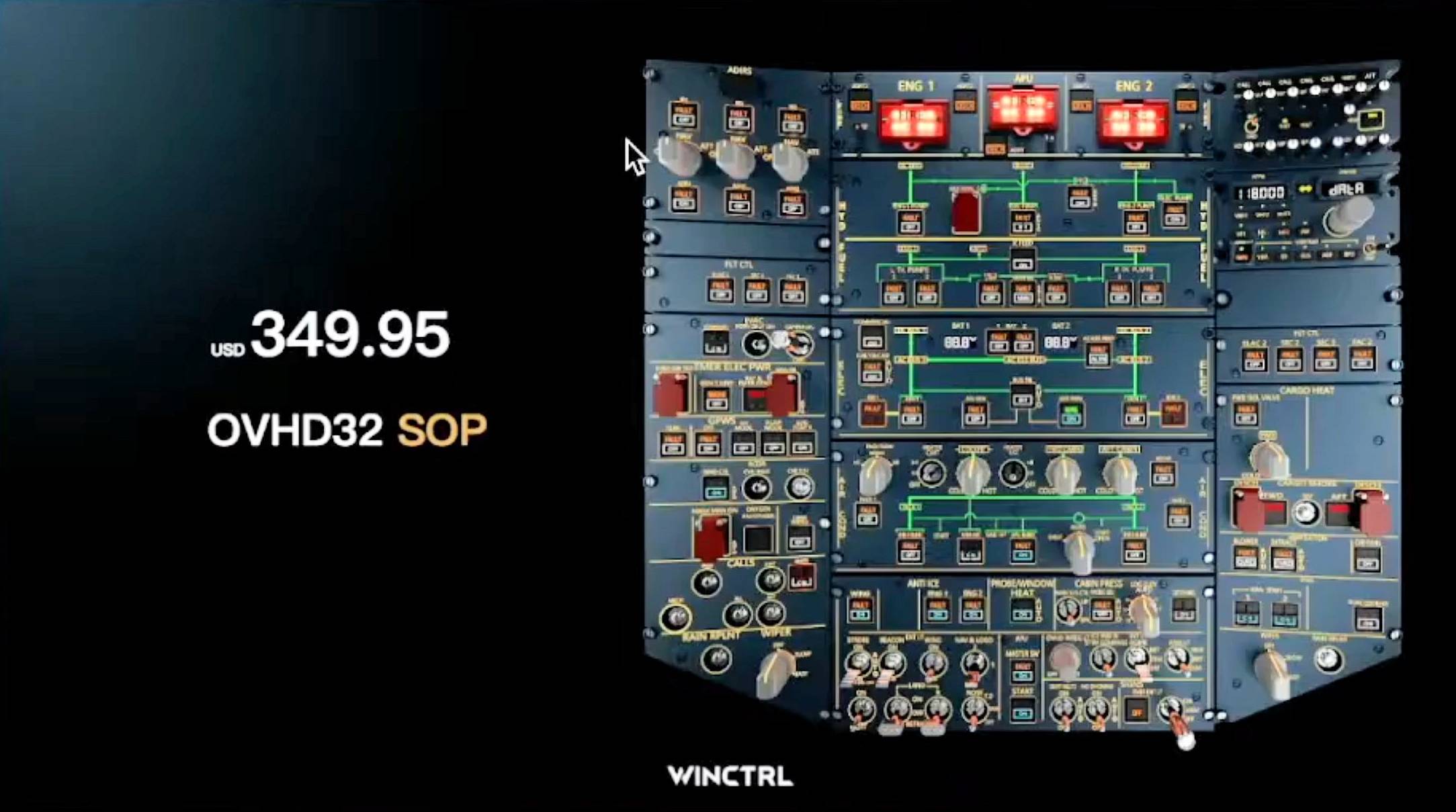 Winctr-01 Nächster Hardwarehammer von WINCTRL: Overhead-Panel kommt!
