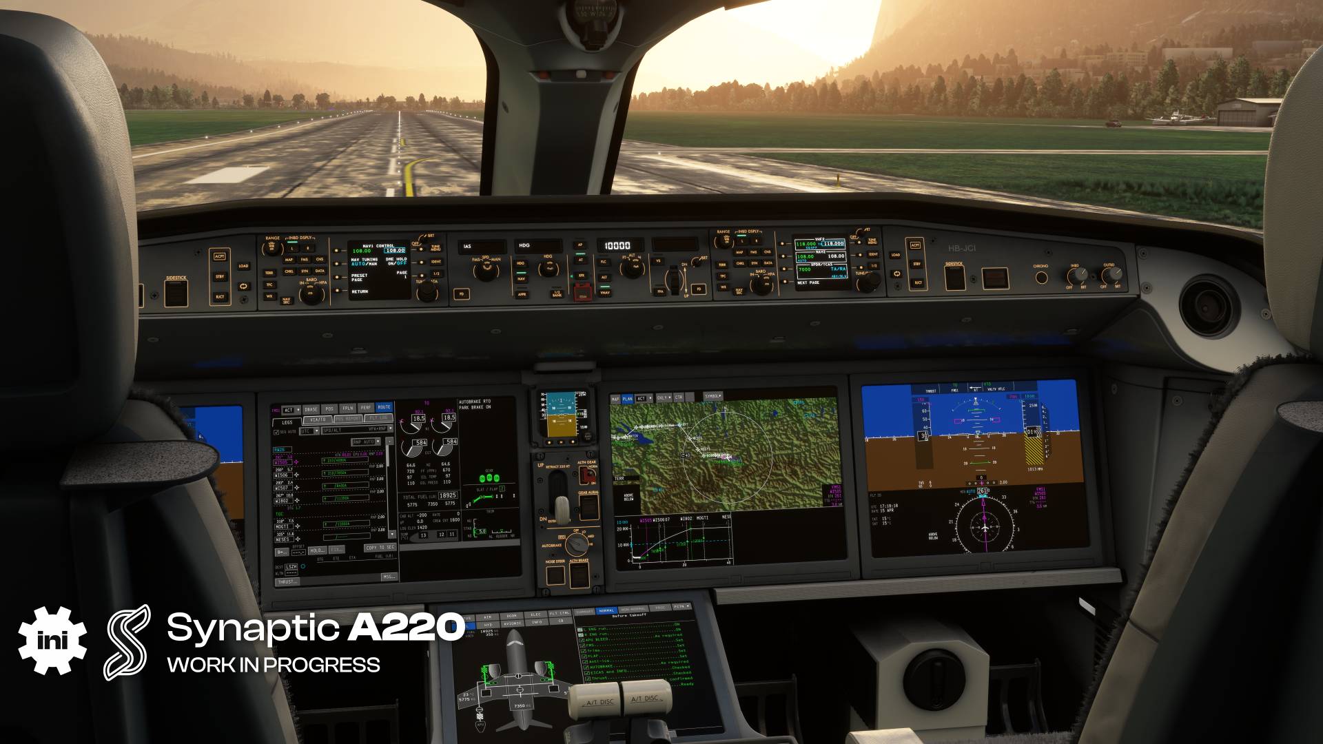 ini-A220-01 iniBuilds: Details zu A380, Tristar und A220