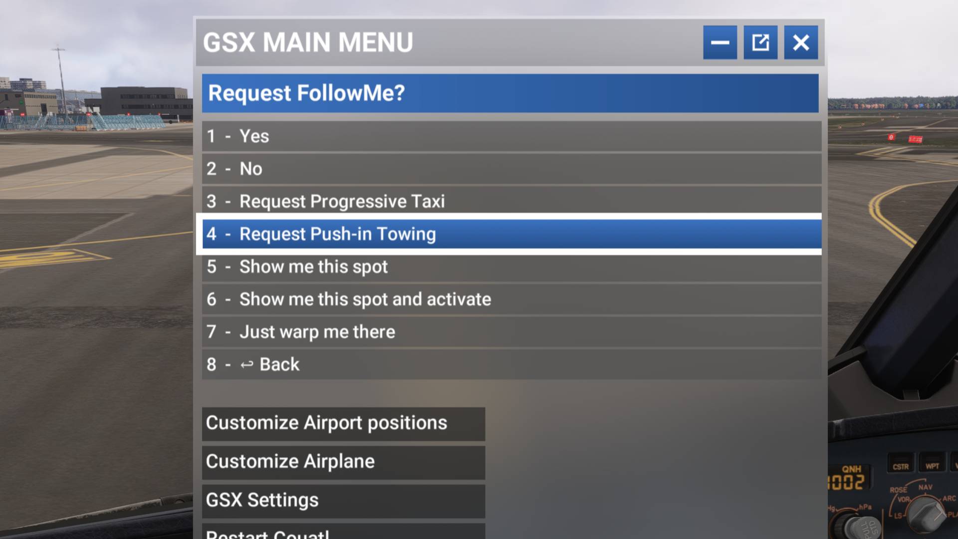 GSX-52 GSX Pro 3.9.1: Neue Push-Features und PMDG-Update