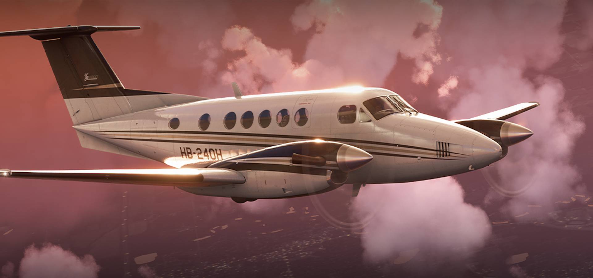 Car-B200-10 Carenado King Air B200 mit komplett überarbeitetem MFD