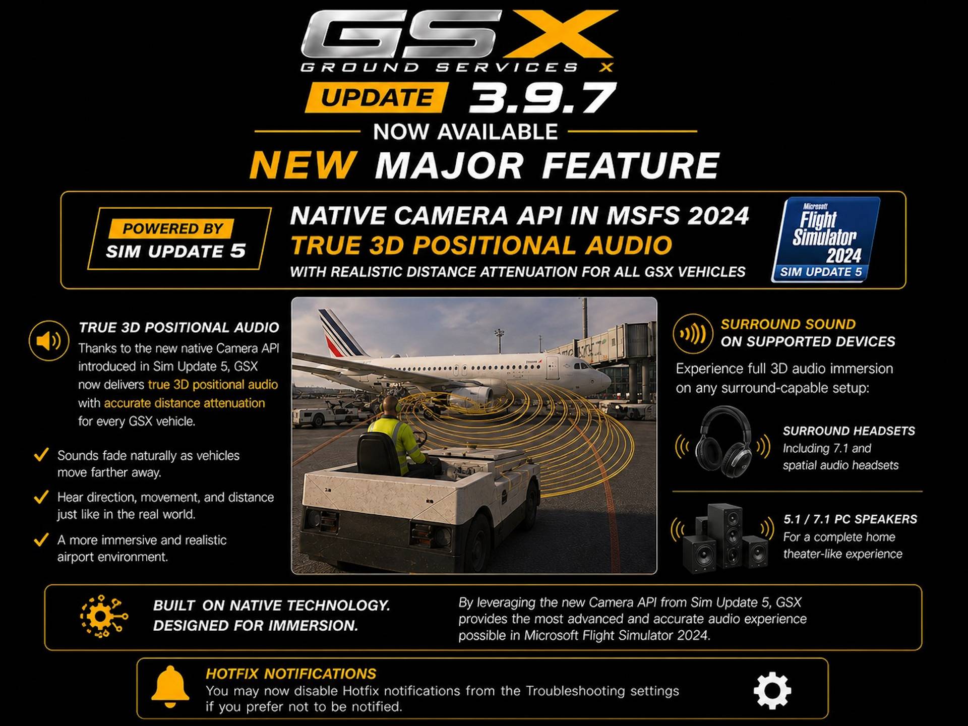 GSX-61 GSX Pro 3.9.7: Etwas für die Ohren