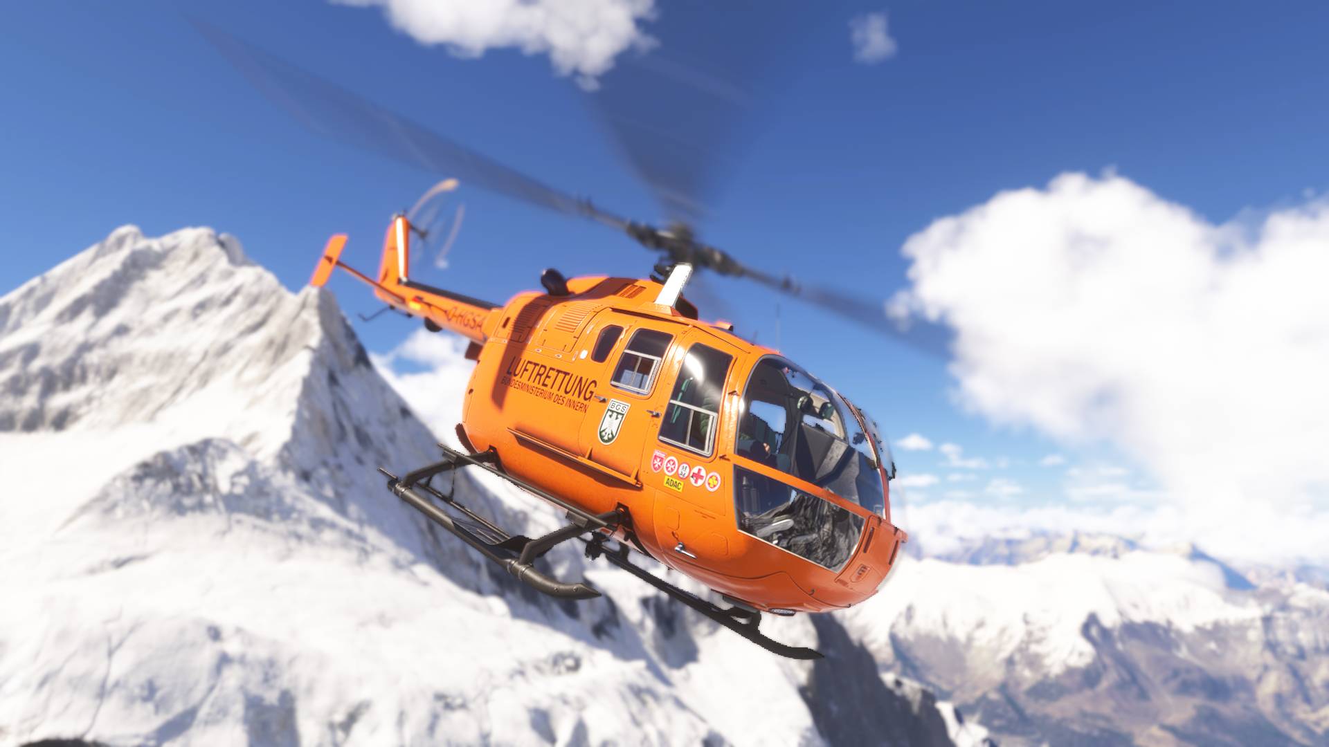 MBB-BO105-01 MBB Bo 105: Hubschrauber-Legende im MSFS 2024 gelandet