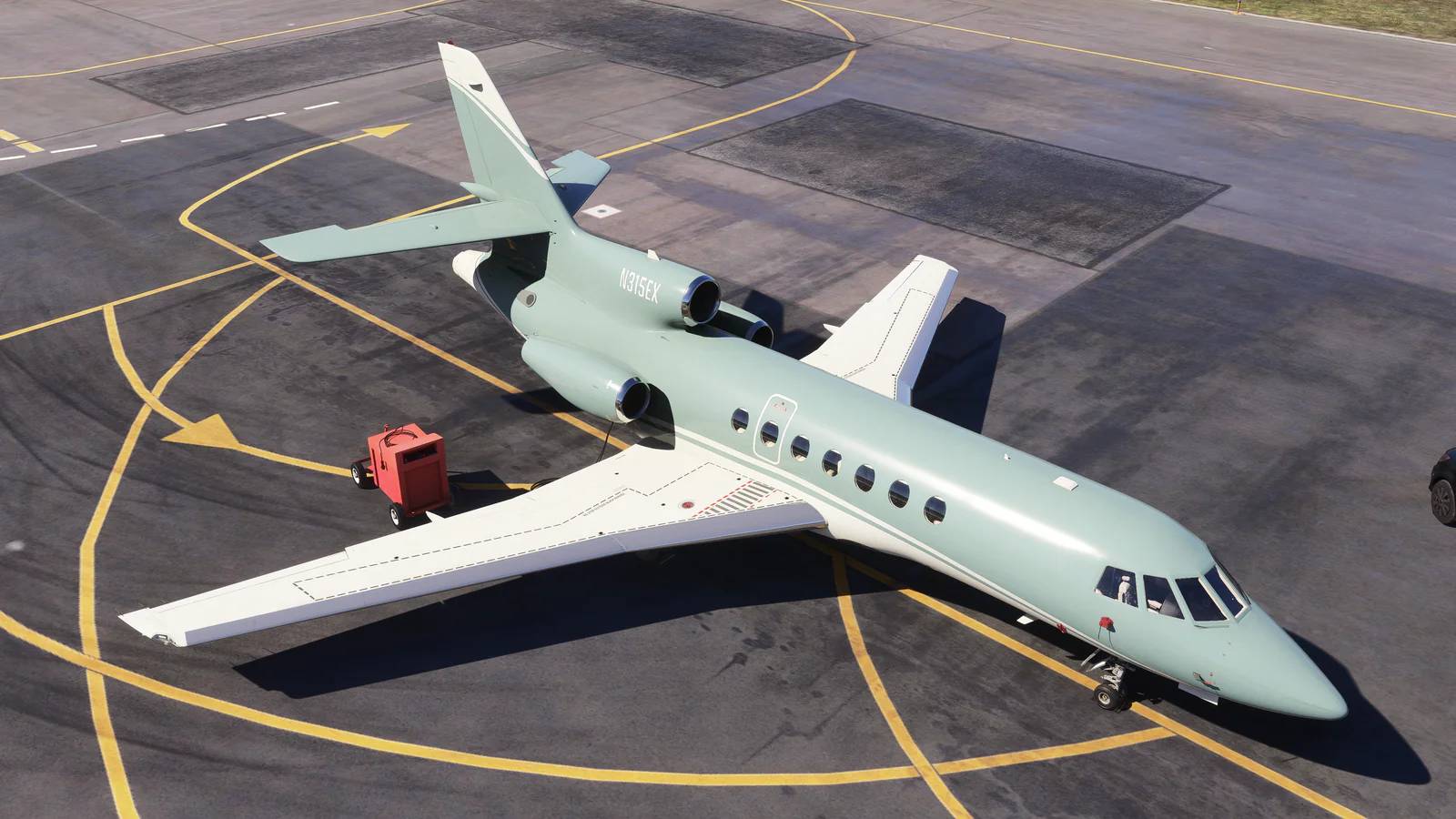 Contr-Falcon50-30 Contrail veröffentlicht F50 für den MSFS 2024 & 2020