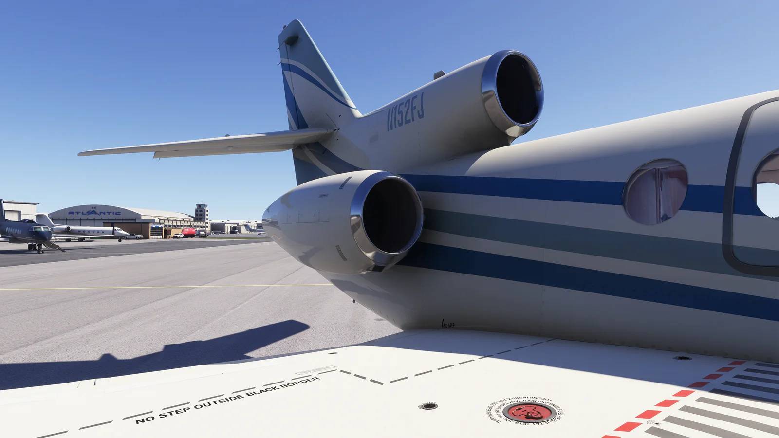 Contr-Falcon50-31 Contrail veröffentlicht F50 für den MSFS 2024 & 2020