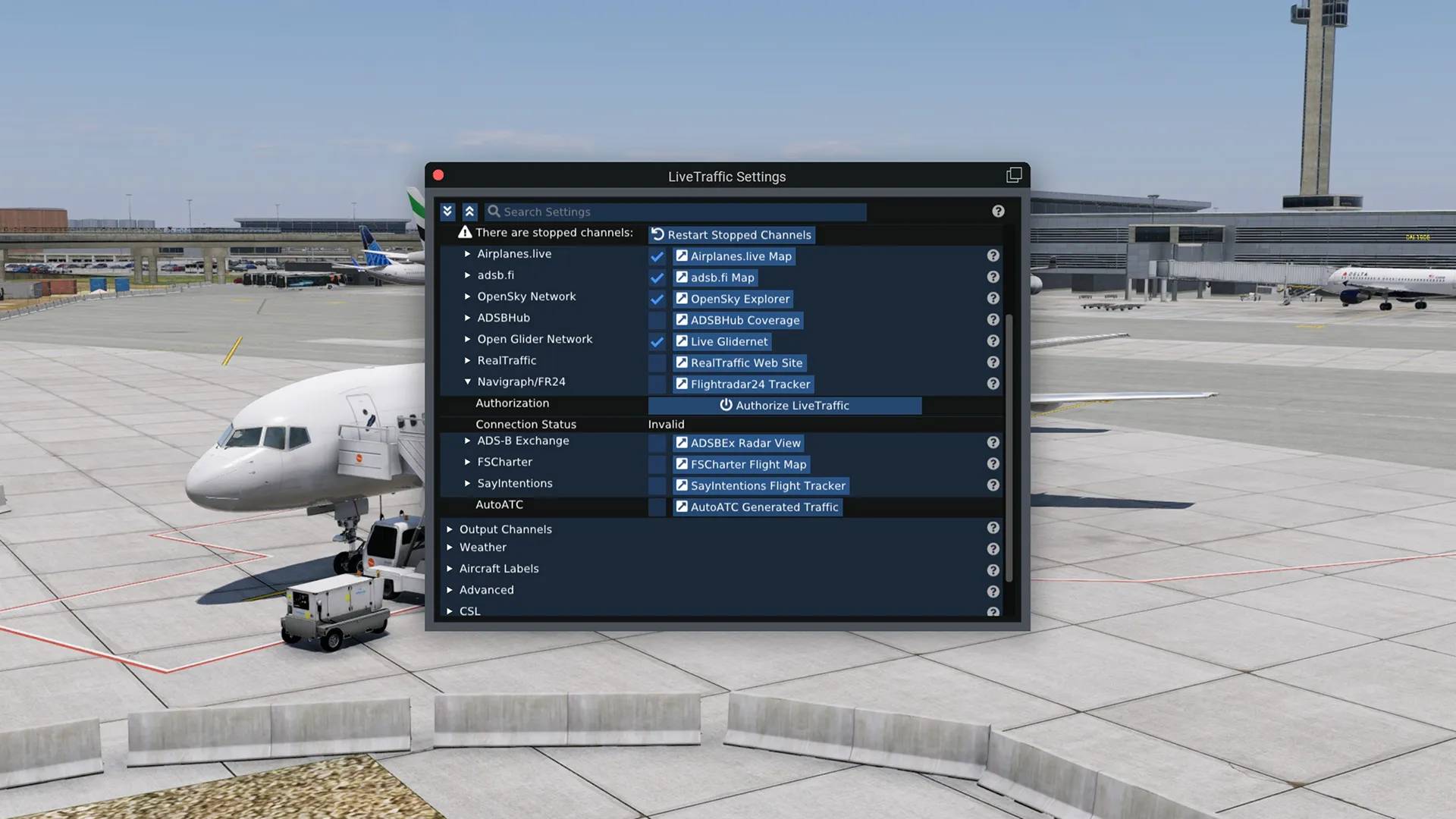 XPl-Livetraffic-Navi-03-1 Echtzeit-Traffic im X-Plane 11/12 dank Navigraph