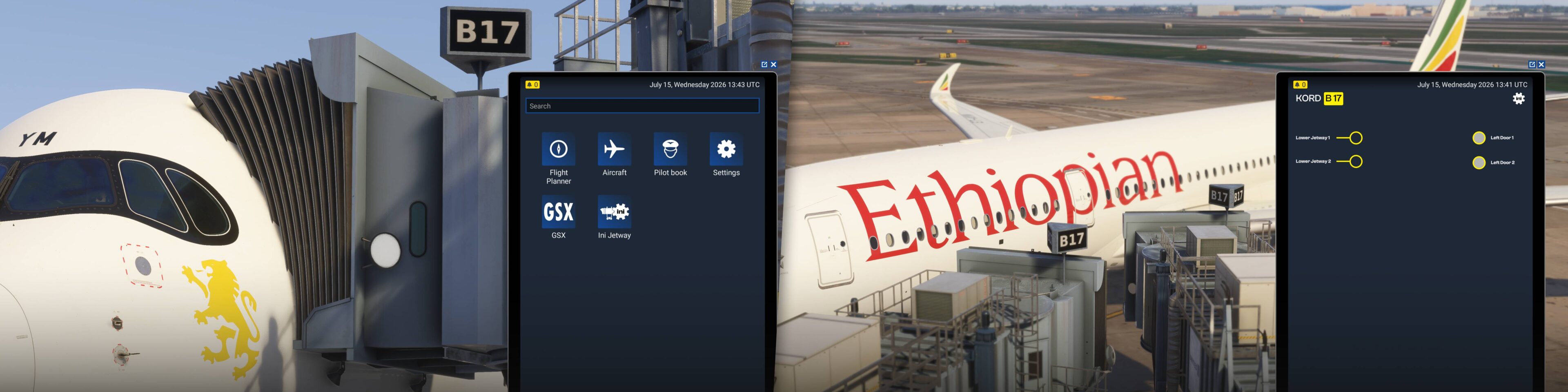 iniBuilds-Multijet-03-1-3840x960 Chicago O'Hare erschienen: Erster Airport mit Multi-Jetways