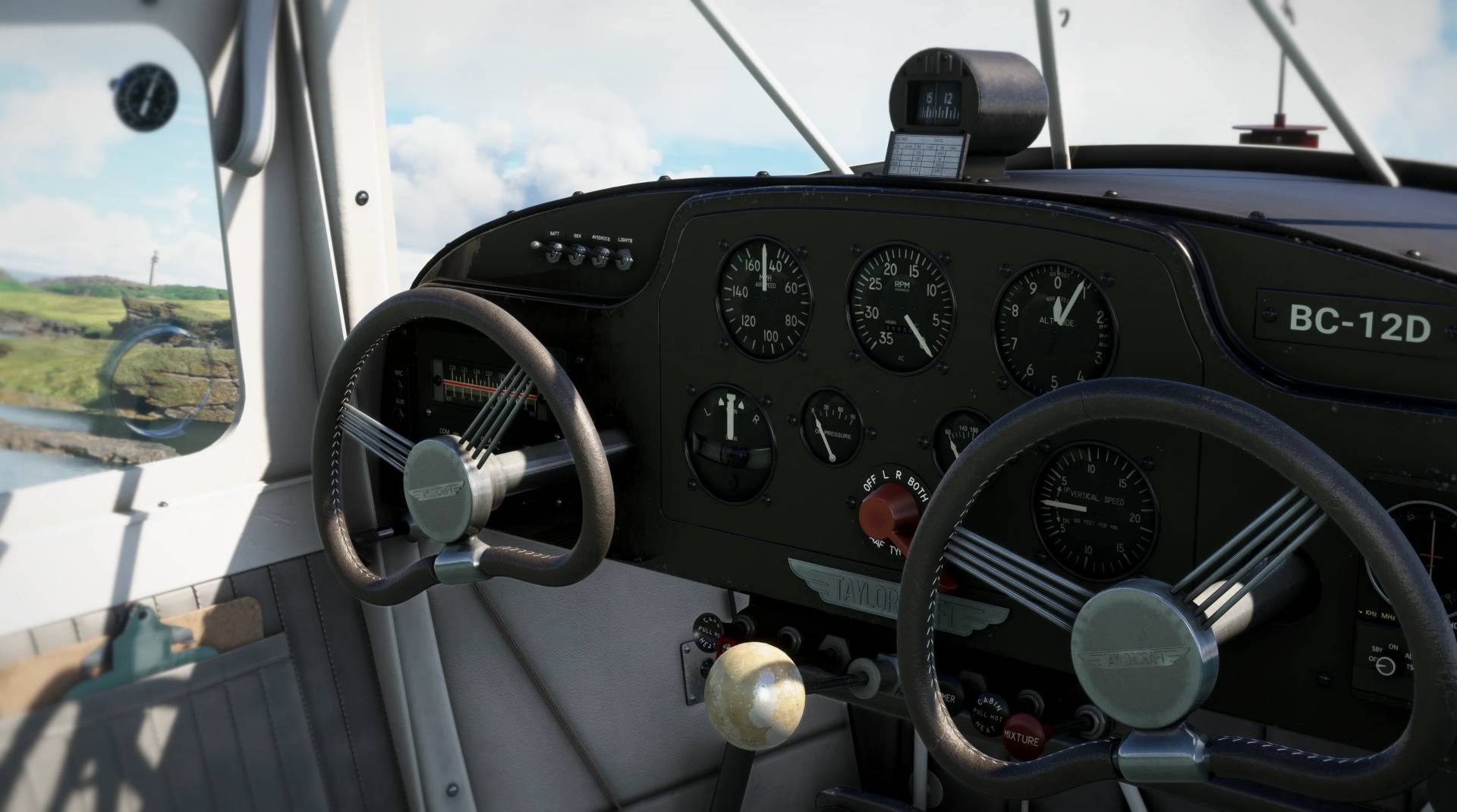 GF-Taylor-02 Taylorcraft BC-12D: Luftfahrt-Oldtimer mit 1-Tag-Gratistest