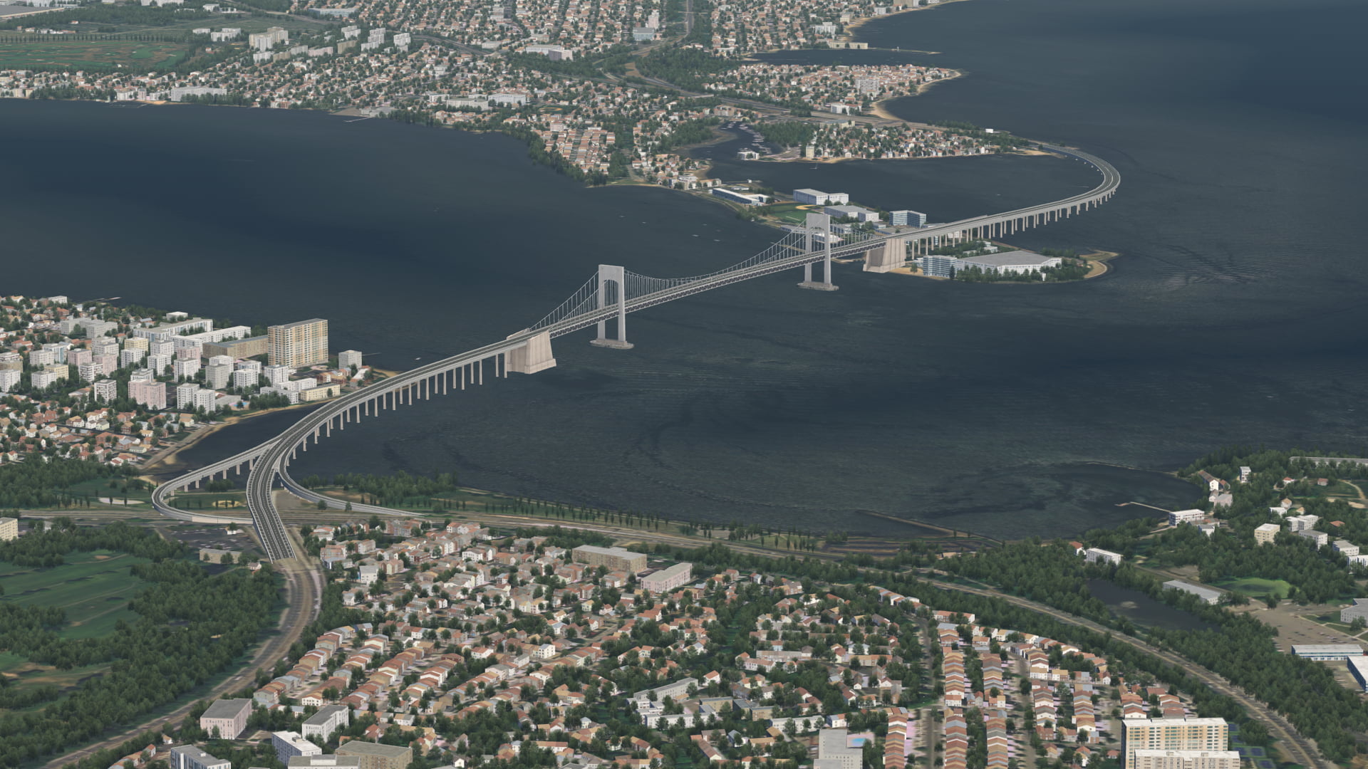 aerofly_fs_4_w07383n4076_throgs_neck_bridge_ny Aerofly FS 4: Großes Gratis-Update im Überblick