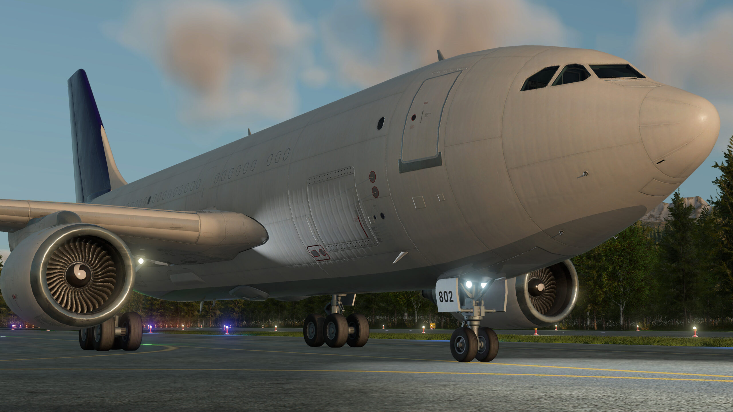 Airplane-Parked-scaled Transport Fever 3: Fliegen einmal aus anderer Sicht