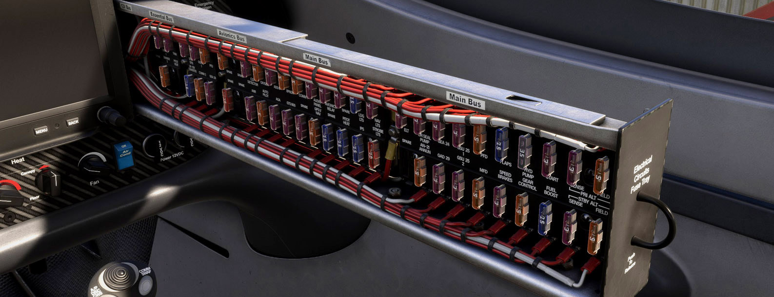 Bild-7-Fuse-Tray Schicker Sprinter mit Tiefgang: Lancair Legacy für MSFS 2024