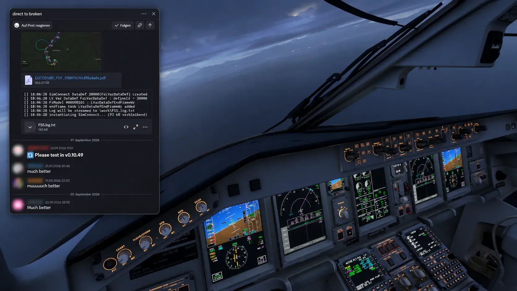 FSS-EJets-02 E-Jets 0.10.50: Fast am Ziel