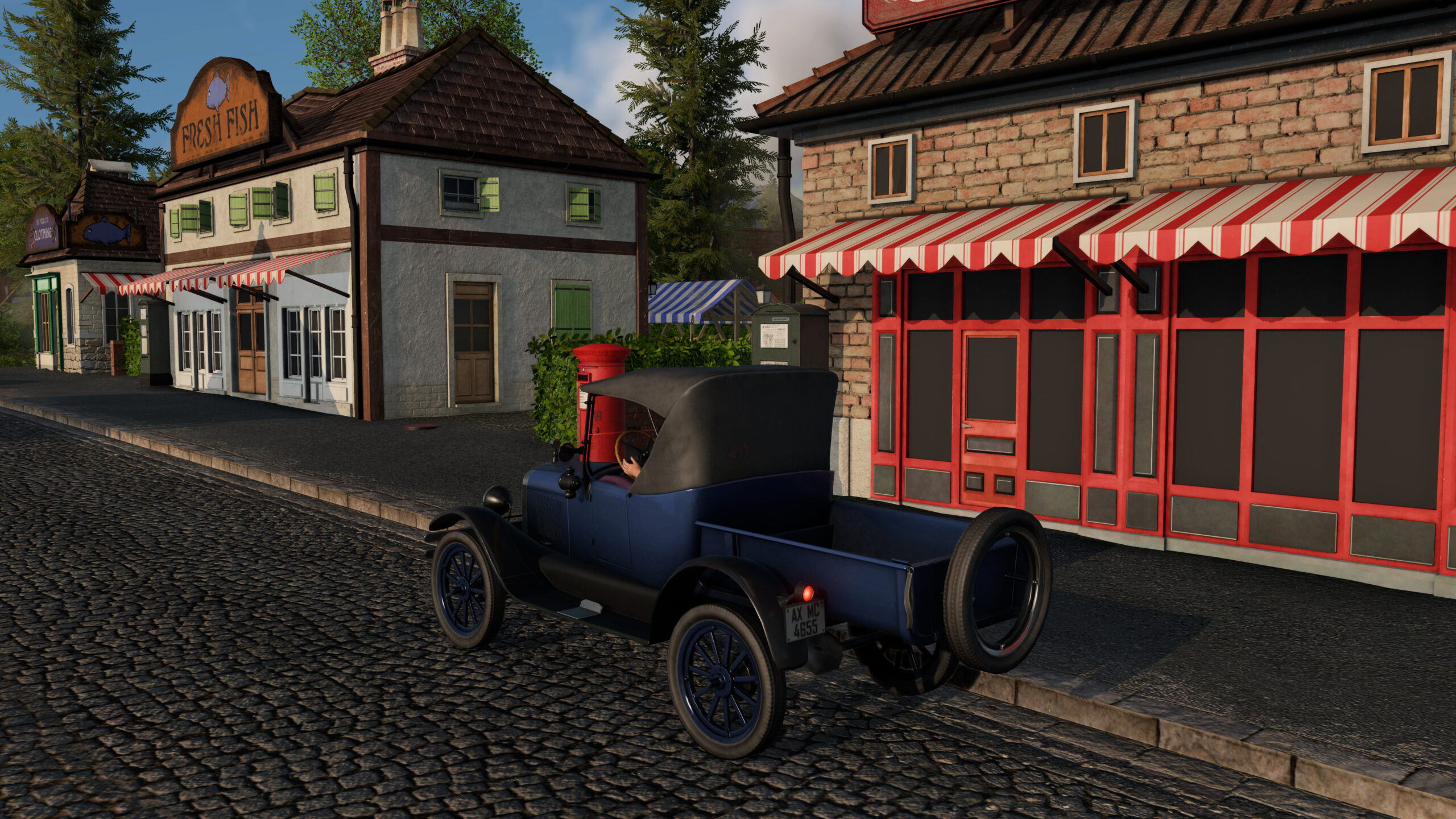 Old-Car-Parked-Roadside-scaled Transport Fever 3: Fliegen einmal aus anderer Sicht