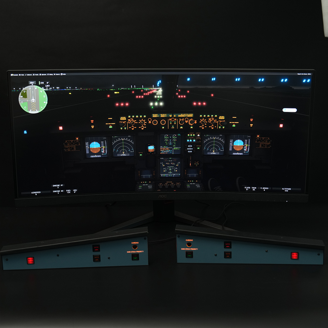 Rowsfire-A117-A320-Glareshield-Panel-—-11-Scale-1-8 Rowsfire A117: A320-Glareshield im 1:1-Maßstab vorbestellbar
