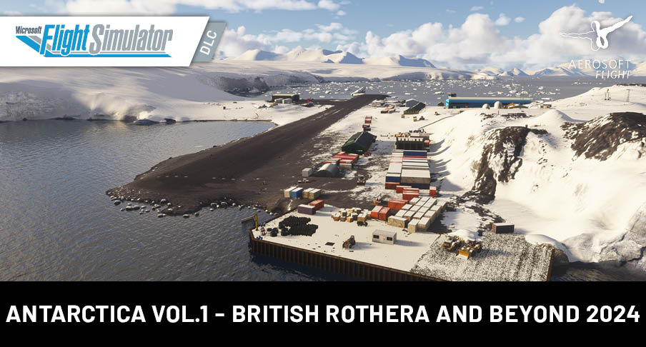 Aerosoft-Antarctica-Vol1-MSFS24 Auf ins ewige Eis: Antarktis-Szenerie für MSFS 2024