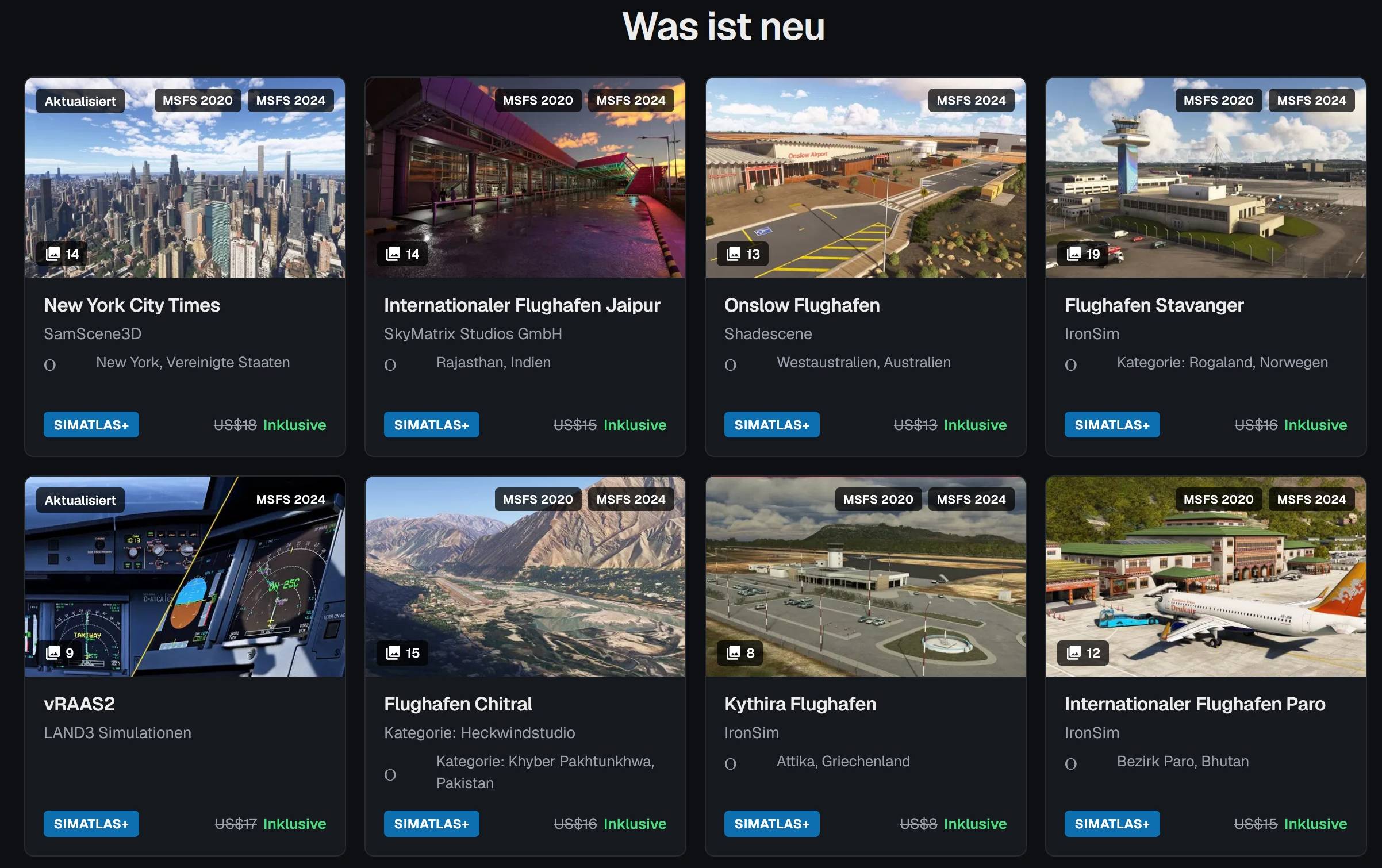 SimAtlas-16 SimAtlas: Neues von „Netflix für Flugsimulator-Add-ons“