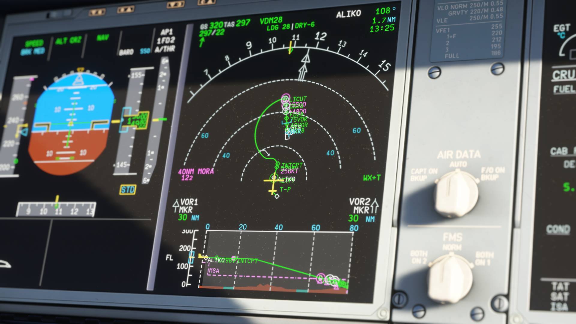 iniBuilds-A350-144 iniBuilds A350: v1.2.7 verbessert Flugführung und Leistung